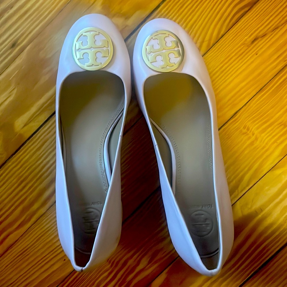 COPY - Tory Burch Pink Leather Heels, size 8.5